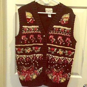 Heirloom Ugly Sweater Christmas Vest size 18/20